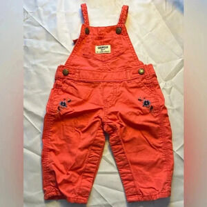 OSHKOSH B’gosh | Vestbak, baby girls overalls. Size: 6M